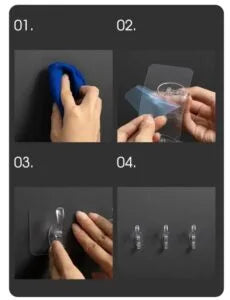 Wall Hooks - Pack of 3