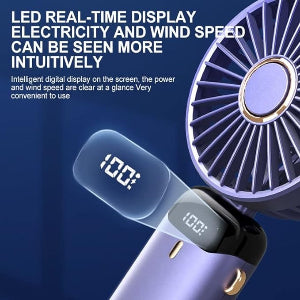 Mini LED Display Fan